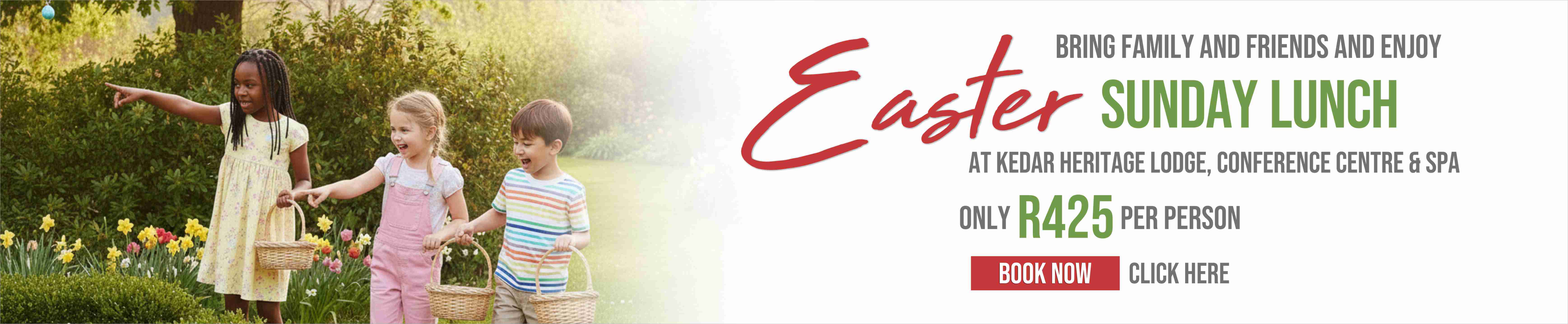 Easter Sunday Lunch at Kedar Heritage Lodge Rustenburg